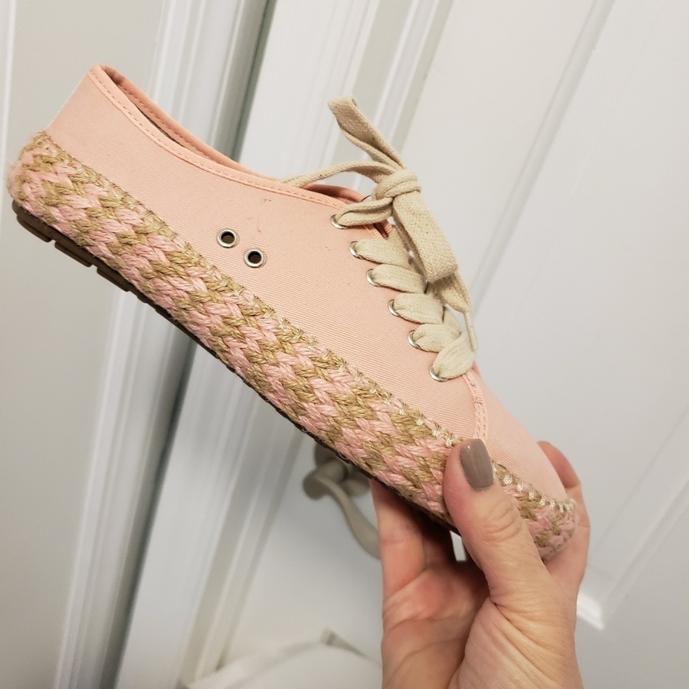 NWB Emu Australia Agonis Mix "Pale Pink/Rose Pale Sneaker Flats Size 9 - Picture 9 of 11